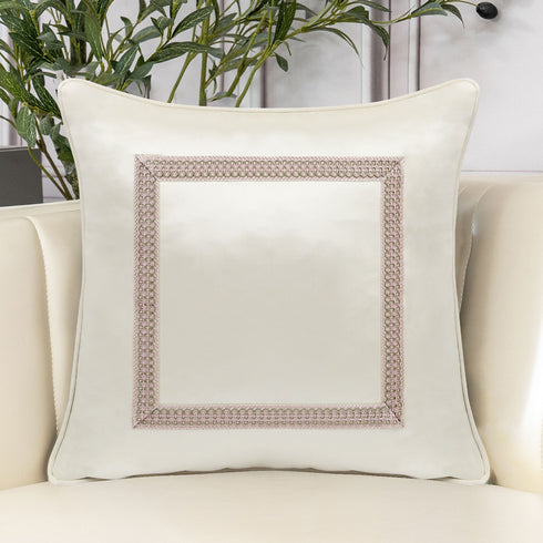 Georgia Ivory Silk Cushion